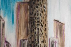 Flatiron - Acryl und Tusche auf Leinwand - 60x120