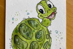 Aquarell-Schildkröte