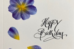 Happy Birthday - Blüten