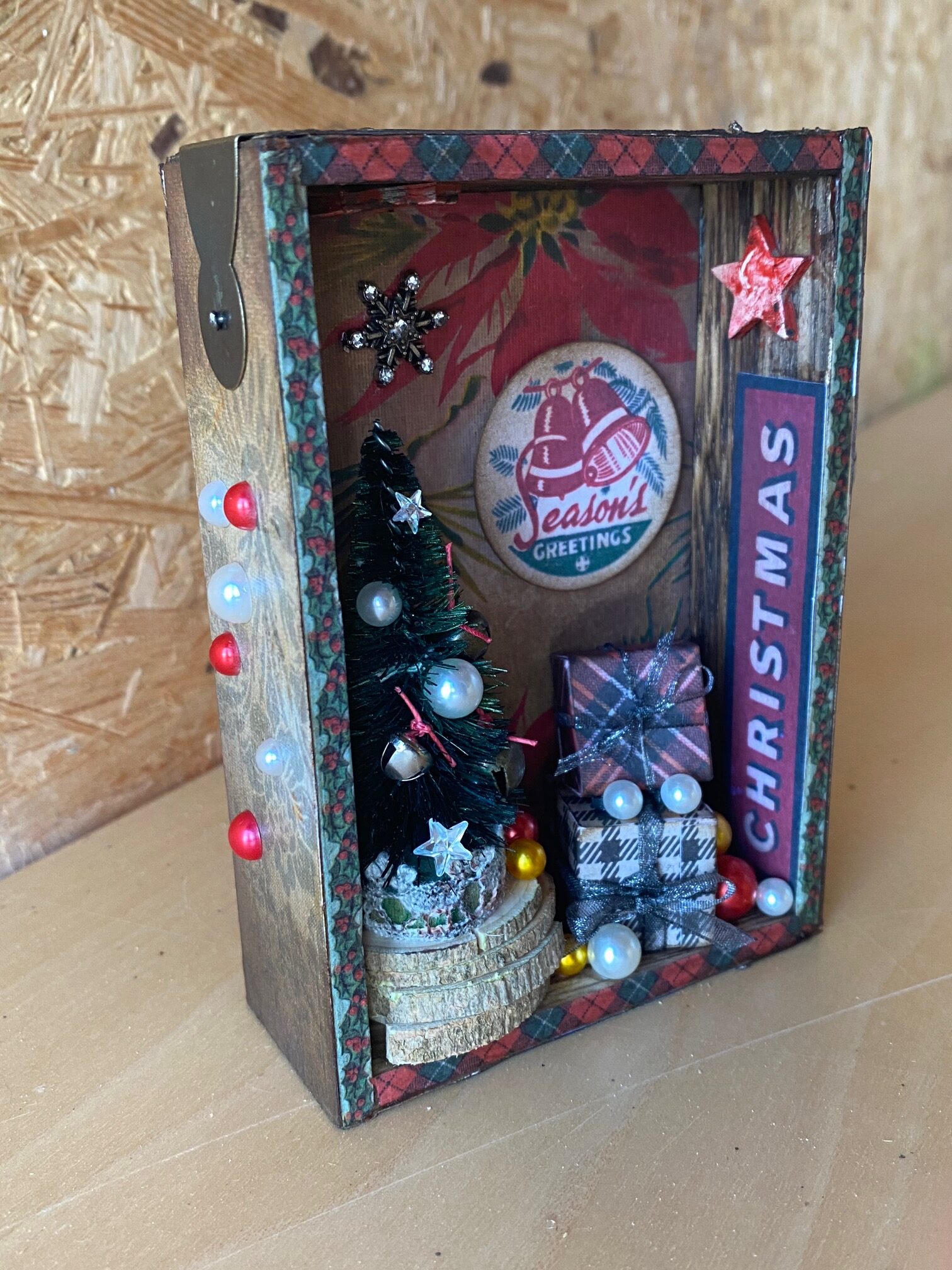 Vignette-Box mit x-mas Verzierungen